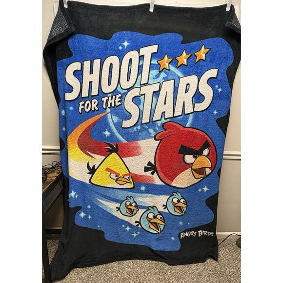 Angry Birds Shoot For The Stars Oversized Fleece Blanket 59 x 75 in. - Picture 1 of 8